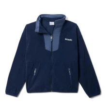 Sequoia Grove Full Zip Fleece Youth Unisex Full Zip Fleece Jacket, Colour Collegiate Navy/Dark Mountain, Size M
