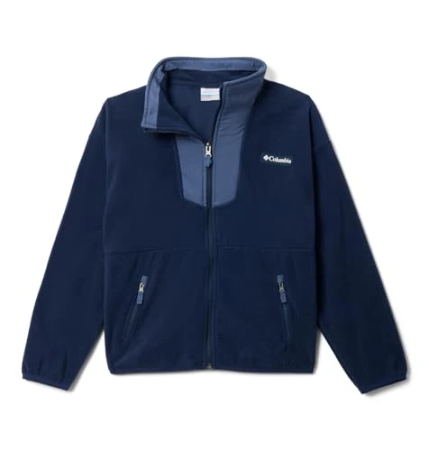 Sequoia Grove Full Zip Fleece Youth Unisex Full Zip Fleece Jacket, Colour Collegiate Navy/Dark Mountain, Size M