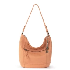 Sequoia Hobo Bag - Premium Leather Women's Handbag for Everyday And Travel, Durable, Large Purse With Shoulder Bag Strap & Zipper Pocket, Nectar, Nectar, M