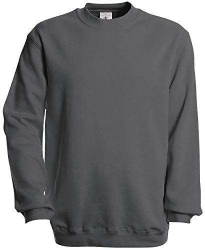 Set-in Sweatshirt BA401 (XL, Steel Grey)