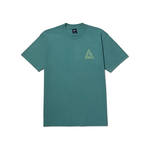 Set Triple Triangle Short Sleeve T-Shirt - 100% Pre-Shrunk Cotton T-Shirt, Sage, M