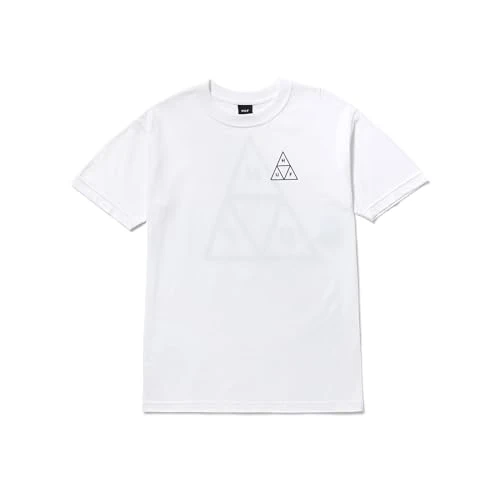 Set Triple Triangle Short Sleeved T-Shirt - White (UK, Alpha, L, Regular, Regular)