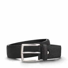 Seva Black Men belt Piñatex Leather Seva Black Men belt Piñatex Leather