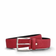 Seva Bordeaux Men belt Piñatex Leather Seva Bordeaux Men belt Piñatex Leather