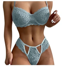 Sexy Lingerie for Women Sets Babydoll Tops Y2k Ladies Nighties Womans Underwear Womens Sexy Lace Lingerie Nightwear Bodysuit Lingerie Sexy Night Dress Women Uk(3-Light blue,4XL)