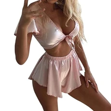 Sexy Lingerie for Women Sets Plus Size 24 Travel Warehouse Uk Returns Deep V Clubwear Floral Lace Halloween Silk Pyjamas for Women Lingerie Mini Nightwear Sleepwear Bodysuit UK Sale Clearance