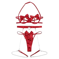 Sexy Lingerie for Women Sets White Warehouse Deals Clearance Returns Hollow Outfits Crochet Christmas Womens Pyjamas Size 22-24 Uk Lingerie for Women Babydoll Teddy Exotic Suspender Belt Garter