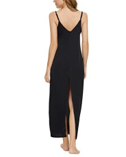 Sexy Pyjamas Women Silk Long Nightwear Summer Negligee for Ladies,Black,Size 12 14 Sexy Pyjamas Women Silk Long Nightwear Summer Negligee for Ladies,Black,Size 12 14