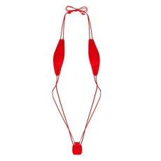 Sexy Women's Sling Shot Micro Mini Monokini Bikini Thong One-Piece Bathing Suit Red One Size