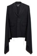 Seymo wool cape Black Size