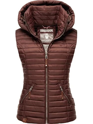 Shadaa Ladies’ Between-Seasons Quilted Vest Chocolate 3XL