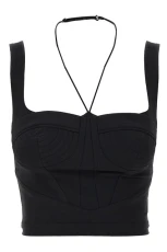 Shaped top Black Size