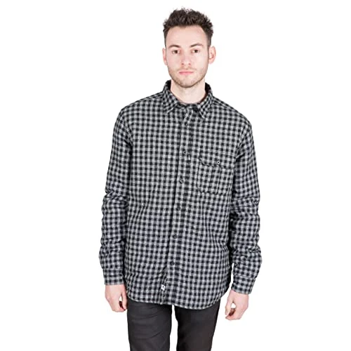 Sheedacallee Mens Checked Cotton Shirt Casual Long Sleeve Top