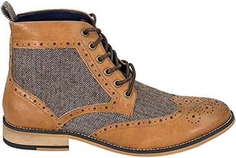 Sherlock Tan Lace Up Boots 9 N//A TAN