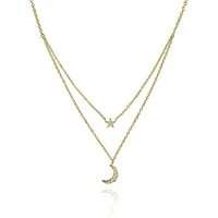 Shine Interstellar Gold Layered Necklace - Gold