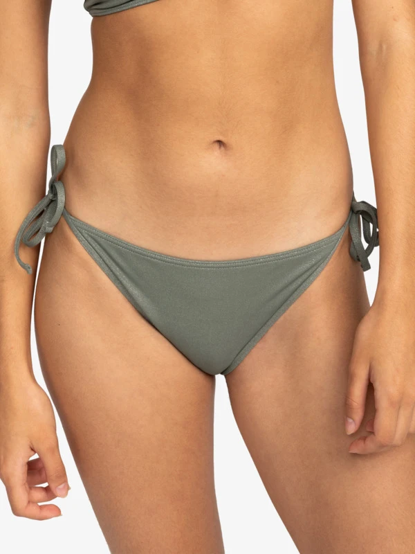 Shiny Wave - Tie Side Bikini Bottoms For Women