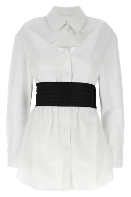 Shirt dress - White