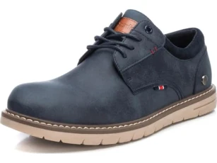 Shoe Lace closure for Men, Colour: Brown, Size: 41, navy, 9 UK