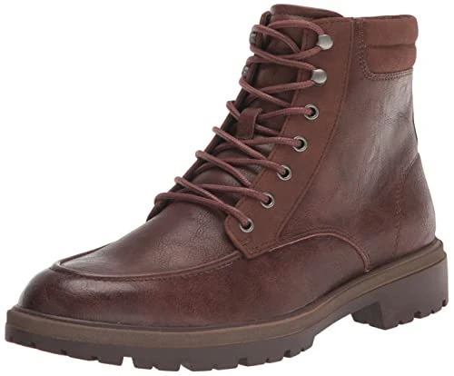 Shoes Men's Grayton Mid Calf Boot, Dark Brown Synthetic, 9 UK