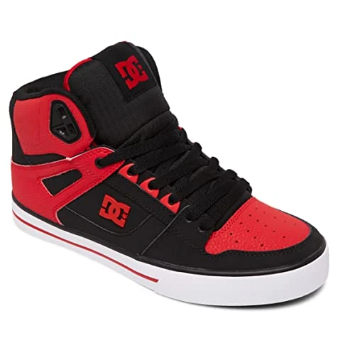 Shoes Men's Pure Sneaker, Fiery Red White Black, 8 UK