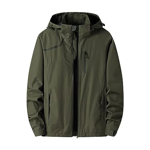 Short Coat Sale Mens Long Puffer Coat Waterproof Mens Dress Jackets Men's 3/4 Length Coat Winter Mens Jackets Jacket with Pockets Men's Smart Jacket Riding Jacket Clearance
