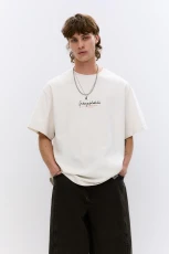 Short Sleeve Landscape T hirt - Off white
