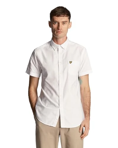 Short Sleeve Oxford Shirt White S