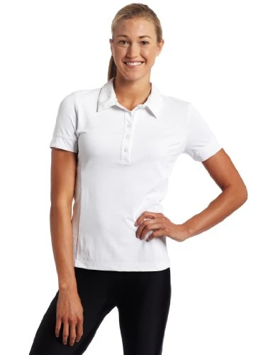 Short Sleeve Performance Polo Tee, White, X-Large