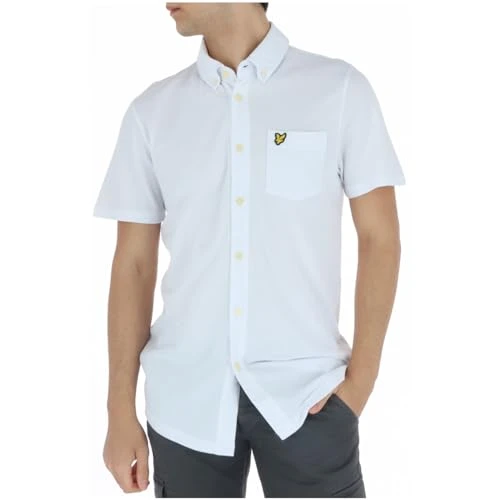 Short Sleeve Pique Shirt White XL