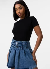 Short Sleeve T hirt / BLACK