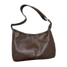 Shoulder Slouchy Handbags | Large Capacity Hobo Bag | Travel Shoulder Tote | Gym Slouchy, Shopping Shoulder Purse, School Hobo Bag, Versatile Women's, Comfortable Shoulders Tote, Coffee,
