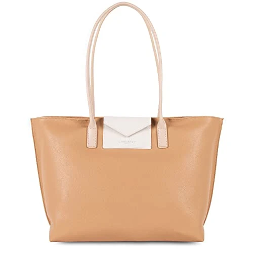 Shoulder Tote Bag, Natural/Ecru/Light Nude, One size