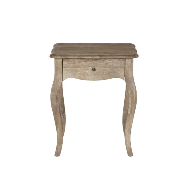 Sienna Bedside Table - Weathered Oak
