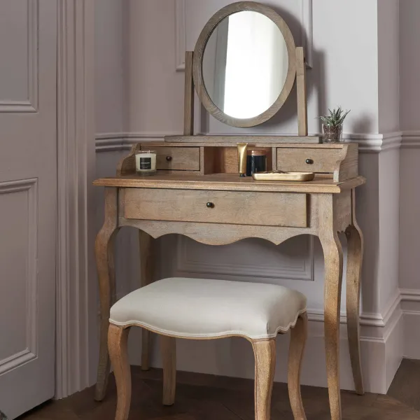 Sienna Dressing Table - Weathered Oak