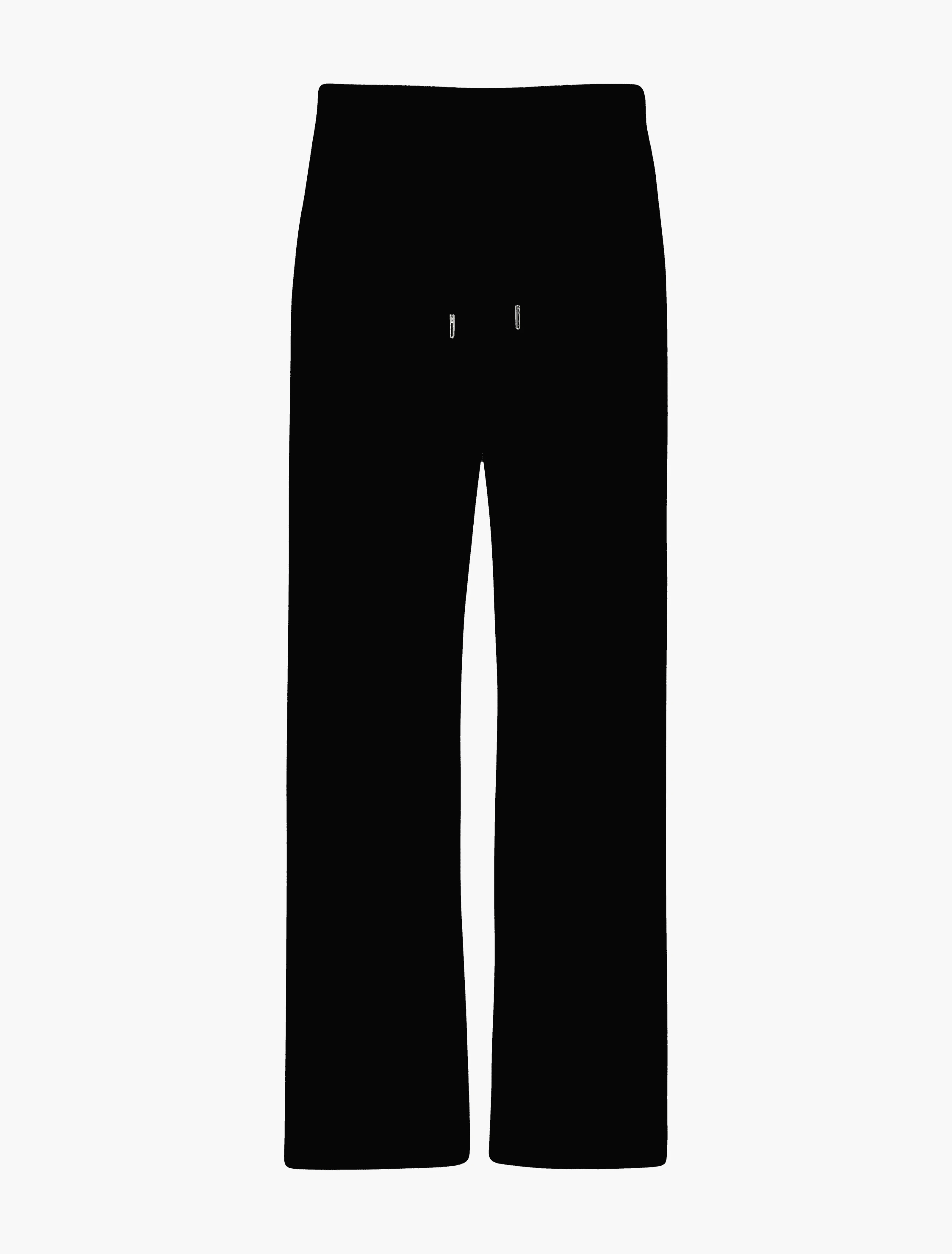 Signature Straight Leg Sweatpant in Black