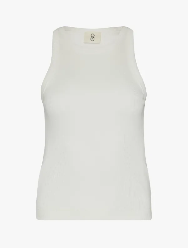 Signature Vest Chalk White