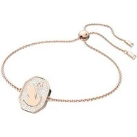 Signum Rose Gold Swan Bracelet - Adjustable