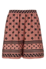 Silk bermuda shorts Pink Size