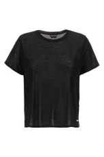 Silk t-shirt Black Size