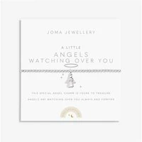 Silver A Little Angel's Watching Over You Children's Bracelet - Gold