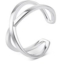 Silver Adjustable Infinity Ring - Adjustable