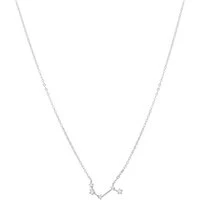 Silver Aries Constellation Necklace - Silver