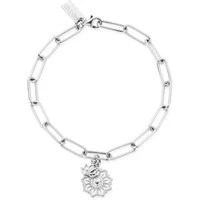 Silver Balance + Harmony Link Chain Bracelet - Silver