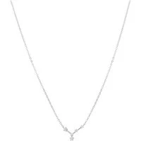 Silver Cancer Constellation Necklace - Silver