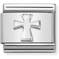 Silver Cross Charm