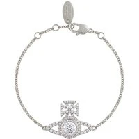 Silver Crystal Norabelle Orb Bracelet - 17.5cm