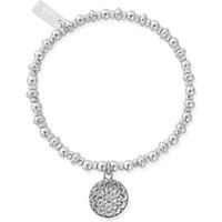 Silver Didi Sparkle Moonflower Bracelet - 18cm