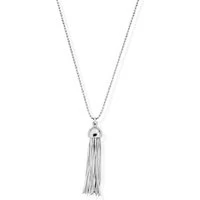 Silver Didi Tassel Necklace - Silver