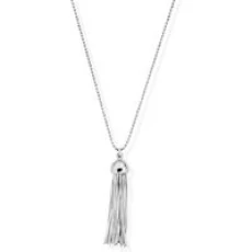 Silver Didi Tassel Necklace - Silver