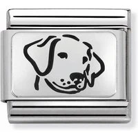 Silver Dog Charm